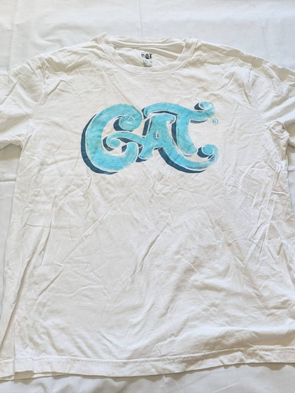 Cat Logo Graphic T-shirt